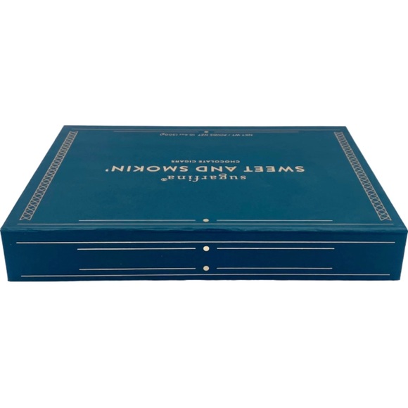 Empty Sugarfina Sweet and Smokin’ Chocolate Cigars Houndstooth Gift Box - Picture 8 of 12
